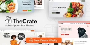 TheCrate WooCommerce Subscription Box Theme 1.4.3破解版主题