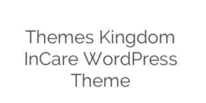 Themes Kingdom InCare WordPress Theme 2.5破解版主题