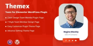 Themex Team For Elementor WordPress Plugin 1.0.1破解版插件