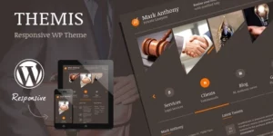 Themis Law Lawyer Business WordPress Theme 4.3破解版主题