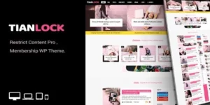 TianLock WP Restrict Content Pro / Membership WordPress Theme 2.9破解版主题