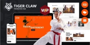 Tiger Claw | Martial Arts School and Fitness Center WordPress Theme 1.1.4破解版主题