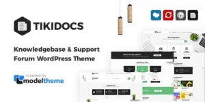 Tikidocs Knowledgebase Support Forum WordPress Theme + RTL 2.1破解版主题
