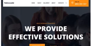 TishConsult2 – Business and Consulting WordPress Theme 1.0.0破解版主题