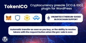 TokenICO Cryptocurrency presale (ICO IDO) plugin for WordPress 1.1.3破解版插件