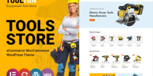 ToolMin Power Equipment Tools WooCommerce Theme 1.0破解版主题