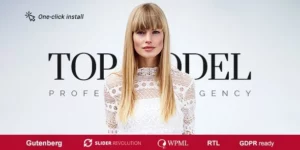 Top Model Agency and Fashion WordPress Theme 1.1.5破解版主题