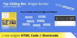 Top Sliding Bar WordPress Widgets 1.2.7破解版插件