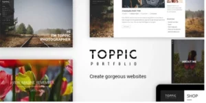 TopPic Portfolio Photography Theme 4.1.5破解版主题