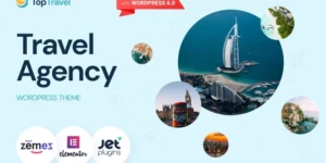 TopTravel WordPress Theme Travel Agency Booking Template 1.0.1破解版主题