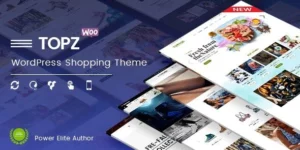 TopZ Top Food Store Sport Fashion Shop WordPress WooCommerce Theme 1.4.11破解版主题