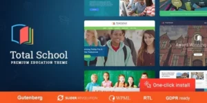 Total School LMS and Education WordPress Theme 1.1.3破解版主题