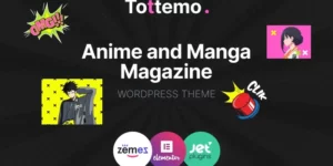 Tottemo Anime and Manga Magazine WordPress Theme 1.0.1破解版主题