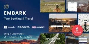 Tour Booking Travel WordPress Theme Embark 1.4.4破解版主题