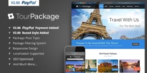 Tour Package WordPress Travel/Tour Theme 2.3.6破解版主题