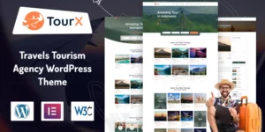 TourX Travels Tourism Agency WordPress Theme 1.0.0破解版主题
