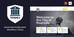 Townly Government Municipal WordPress Theme 1.1破解版主题
