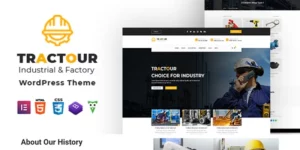 Tractour Industrial / Manufacturing WordPress Theme 1.0.1破解版主题