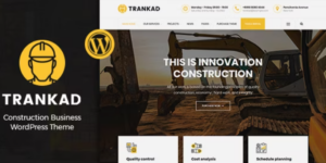 Trankad Construction WordPress Theme 1.2破解版主题