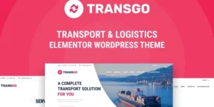 TransGo Transport Logistics WordPress Elementor Theme WordPress Theme 1.1.2破解版主题