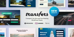 Transfers Transport and Car Hire WordPress Theme 2.01破解版主题