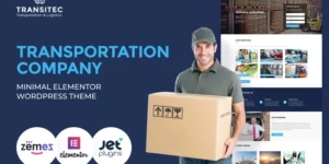 Transitec Transportation Multipurpose Minimal WordPress Elementor Theme WordPress Theme 1.0.0破解版主题