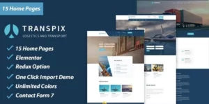 Transpix Logistics Warehouse WordPress Theme 1.0.0破解版主题