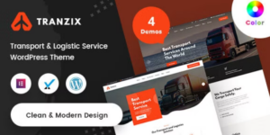 Tranzix- Logistics Transportation WordPress Theme + RTL 1.0.1破解版主题