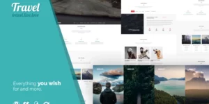 Travel One Page Modern Tour Agency WP Theme 1.4.4破解版主题