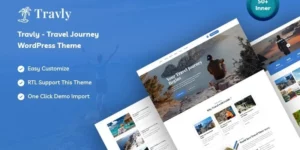 Travly Travel Journey WordPress Theme 1.0.0破解版主题