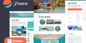 Travo Travel Tourism Elementor WordPress Theme WordPress Theme 1.1.0破解版主题