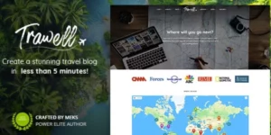 Trawell Travel Blog WordPress Theme 1.8.1破解版主题
