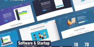 Treko Startup and Software Landing WordPress Theme 1.0.2破解版主题