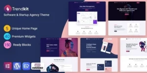 Trendkit Software Startup Agency Theme 1.4.0破解版主题