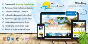 Trendy Travel Booking 5.2破解版主题