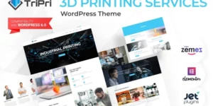 TriPri 3D Printing Services WordPress Theme 1.0.1破解版主题