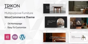 Trikon Multipurpose Furniture WooCommerce Theme 1.0.2破解版主题