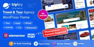 Tripfery Travel Tour Booking WordPress Theme 1.3.2破解版主题
