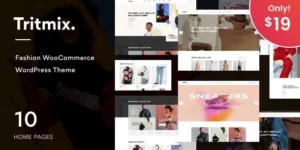 Tritmix Fashion Elementor WooCommerce Theme 1.1.0破解版主题