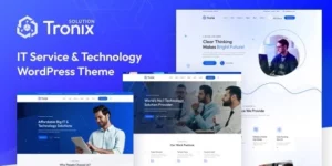 Tronix IT Service And Technology WordPress Theme 1.0.5破解版主题