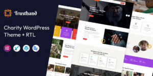 Trusthand – Charity WordPress Theme 1.0.1破解版主题