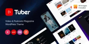 Tuber Video Blog Podcast WordPress Theme 1.0.0破解版主题