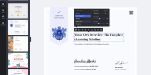 Tutor LMS Certificate Builder 1.1.1破解版插件