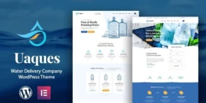 Uaques Drinking Water Delivery WordPress Theme 2.4破解版主题