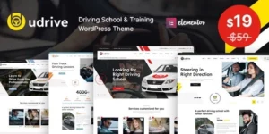 Udrive Driving School WordPress Theme 1.0破解版主题