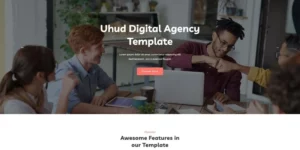 Uhud Responsive Digital Agency WordPress Theme 1.0.0破解版主题