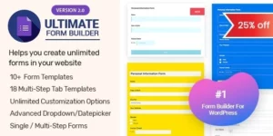 Ultimate Form Builder #1 Form Builder For WordPress 2.0.4破解版插件
