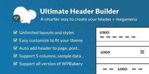 Ultimate Header Builder Addon WPBakery Page Builder (formerly Visual Composer) 1.8破解版插件