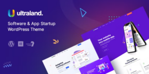 Ultraland Software App Startup WordPress Theme 3.2.1破解版主题
