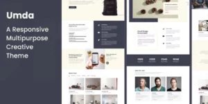 Umda Responsive Multipurpose Creative Theme 1.0.8破解版主题